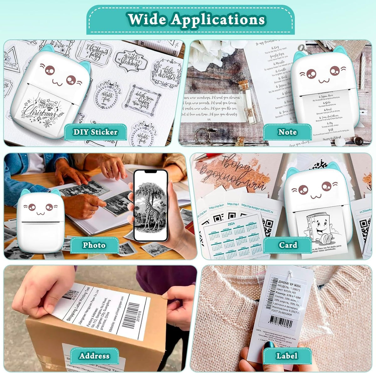 Pocket Inkless Mini Printer 15 X Sticky Paper Roll And 15 X Thermal Paper Roll Thermal Portable Bluetooth Wireless Mini Ratings 1271185 Answered Questions