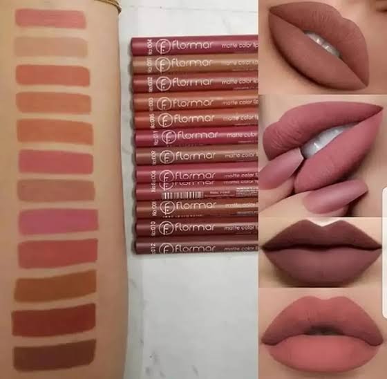 Pack of 6/ 12 Makeup Waterproof Lipstick Pencils / Lip Pencils